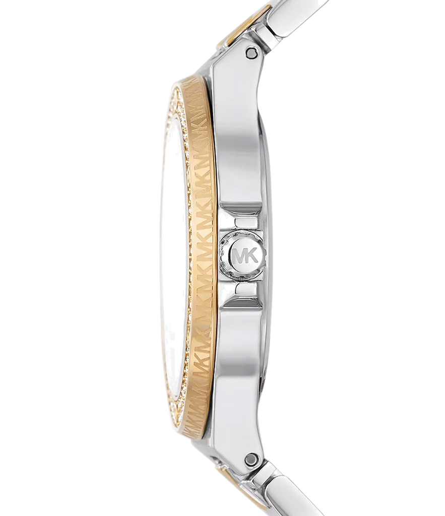 Michael Kors Lennox Three Hand Silver Dial Two Tone Steel Strap Watch For Women - MK7338 Buy Now By Michael Kors