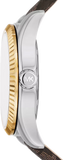 Michael Kors Lexington Silver Dial Brown Leather Strap Watch For Women - MK4745 Buy Now By Michael Kors