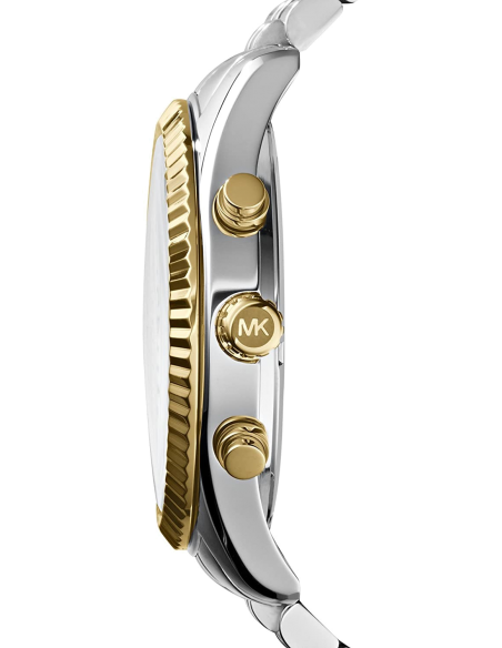 Michael Kors Lexington Silver Dial Two Tone Steel Strap Watch for Women - MK5955 Buy Now By Michael Kors