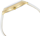 Michael Kors Slim Runway Quartz Gold Dial White Leather Strap Watch For Women - MK2389 Buy Now By Michael Kors