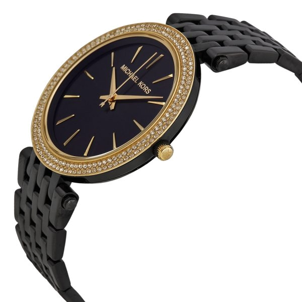 Michael Kors Darci Black Dial Black Steel Strap Watch for Women - MK3322 Buy Now By Michael Kors