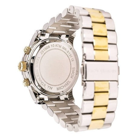 Michael Kors Runway Gold Dial Two Tone Steel Strap Watch for Women - MK5137 Buy Now By Michael Kors