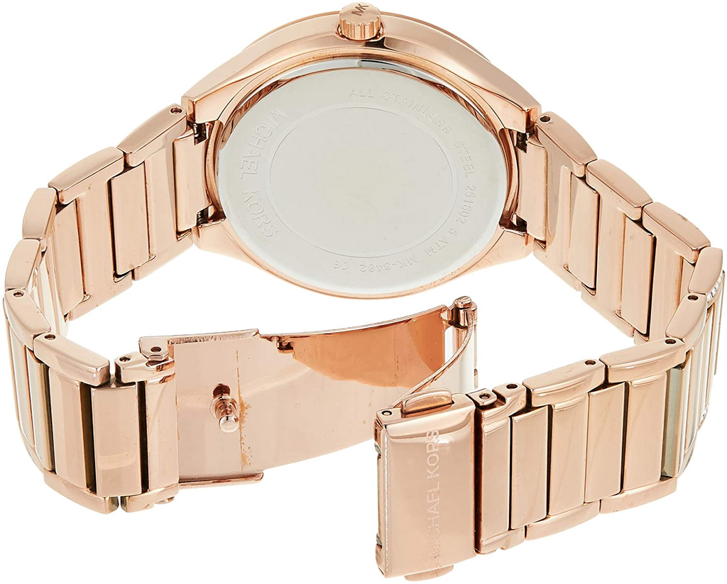 Michael Kors Bryn Rose Gold Dial Two Tone Steel Strap Watch for Women - MK6135 Buy Now By Michael Kors