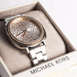 Michael Kors Nia Quartz Silver Dial Silver Steel Strap Watch For Women - MK3988 Buy Now By Michael Kors