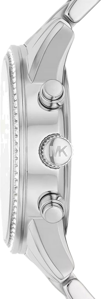 Michael Kors Ritz Chronograph Crystals Silver Dial Silver Steel Strap Watch For Women - MK7301 Buy Now By Michael Kors