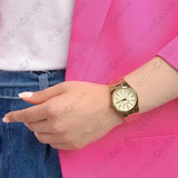 Michael Kors Channing Quartz Gold Dial Gold Steel Strap Watch For Women - MK6623 Buy Now By Michael Kors