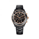 Swarovski Octea Lux Sport Black Dial Black Steel Strap Unisex Watch - 5610472 Buy Now By Swarovski