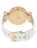 Swarovski Era Journey Silver Dial White Leather Strap Watch for Women - 5295369 Buy Now By Swarovski