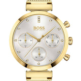 Hugo Boss Flawless White Dial Gold Mesh Bracelet Watch for Women - 1502552 Buy Now By Hugo Boss