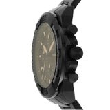 Fossil Bronson Chronograph Black Dial Black Steel Strap Watch for Men - FS5876 Buy Now By Fossil