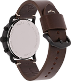 Fossil Commuter Chronograph Black Dial Brown Leather Strap Watch for Men - FS5403 Buy Now By Fossil