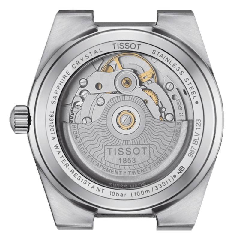 Tissot Gentleman Powermatic 80 Silicium Ice Blue Silver Steel Strap Watch For Men - T127.407.11.351.00 Buy Now By Tissot