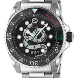 Gucci Dive Snake Black Dial Silver Steel Strap Watch For Men - YA136218 Buy Now By Gucci