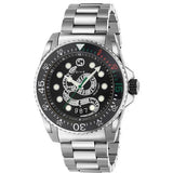 Gucci Dive Snake Black Dial Silver Steel Strap Watch For Men - YA136218 Buy Now By Gucci