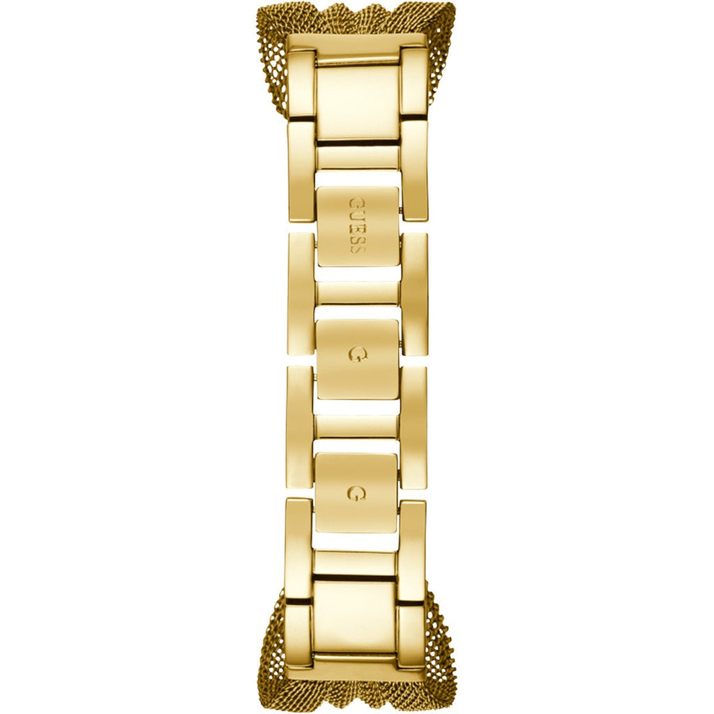 Guess Chiffon Gold Dial Gold Mesh Bracelet Watch For Women - W1083L2 Buy Now By Guess