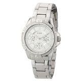 Guess Mini Phantom Silver Dial Silver Steel Strap Watch for Women - W0235L1 Buy Now By Guess