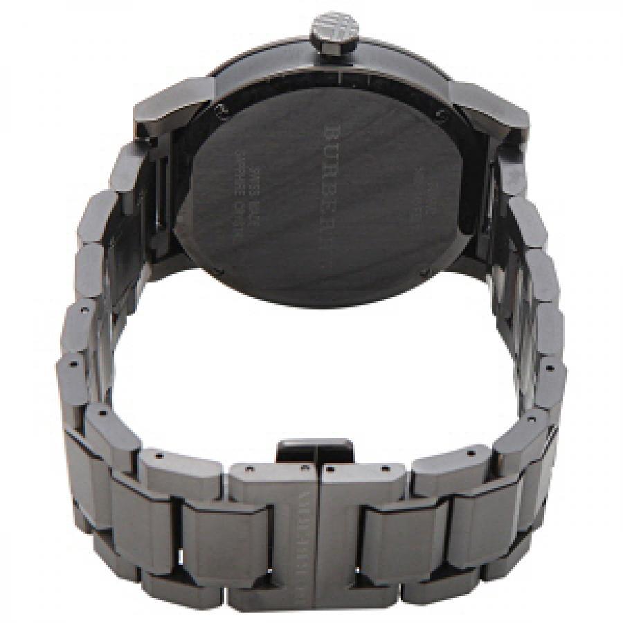 Burberry The City Black Dial Black Steel Strap Watch for Men - BU9902 Buy Now By Burberry