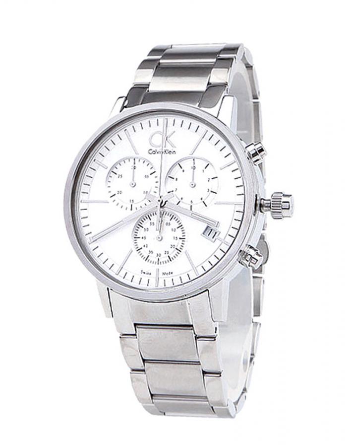 Calvin Klein Post Minimal White Dial Silver Steel Strap Watch for Men - K7627126 Buy Now By Calvin Klein
