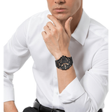 Diesel Big Daddy Chronograph Black Dial Black Steel Strap Watch For Men - DZ7312 Buy Now By Diesel