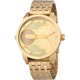 Diesel Mini Daddy Gold Dial Gold Steel Strap Watch For Men - DZ7306 Buy Now By Diesel