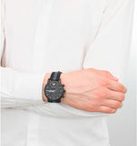 Emporio Armani Luigi Chronograph Quartz Black Dial Two Tone Nylon Strap Watch For Men - AR1948 Buy Now By Emporio Armani
