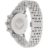Emporio Armani Tazio Chronograph Black Dial Silver Steel Strap Watch For Men - AR5988 Buy Now By Emporio Armani