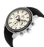 Guess Fuel Multifunction White Dial Black Rubber Strap Watch for Men - W0802G1 Buy Now By Guess