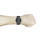 Hugo Boss Champion Black Dial Black Leather Strap Watch for Men - 1513816 Buy Now By Hugo Boss