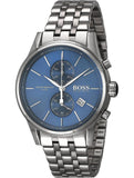 Hugo Boss Jet Blue Dial Silver Steel Strap Watch for Men - 1513384 Buy Now By Hugo Boss