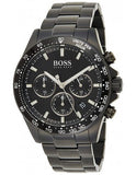 Hugo Boss Ikon Chronograph Black Dial Black Steel Strap Watch for Men - 1512961 Buy Now By Hugo Boss