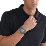 Michael Kors Lennox Chronograph Quartz Grey Dial Grey Steel Strap Watch For Men - MK9102 Buy Now By Michael Kors