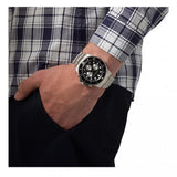 Michael Kors Everest Chronograph Black Dial Silver Steel Strap Watch For Men - MK8256 Buy Now By Michael Kors