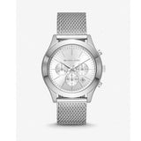 Michael Kors Slim Runway Chronograph Silver Dial Silver Mesh Bracelet Watch For Men - MK9059 Buy Now By Michael Kors