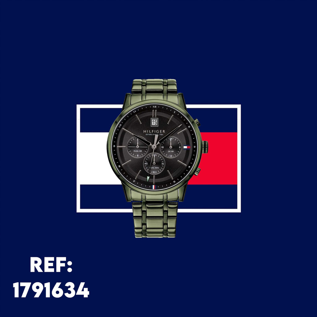 Tommy Hilfiger Quartz Black Dial Black Steel Strap Watch for Men - 1791634 Buy Now By Tommy Hilfiger