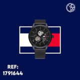 Tommy Hilfiger Spencer Skeleton Black Dial Black Mesh Bracelet Watch for Men - 1791644 Buy Now By Tommy Hilfiger