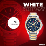 Tommy Hilfiger Mason Chronograph Blue Dial Two Tone Steel Strap Watch For Men - 1791937 Buy Now By Tommy Hilfiger