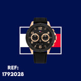 Tommy Hilfiger Blaze Multifunction Black Dial Black Rubber Strap Watch For Men - 1792028 Buy Now By Tommy Hilfiger