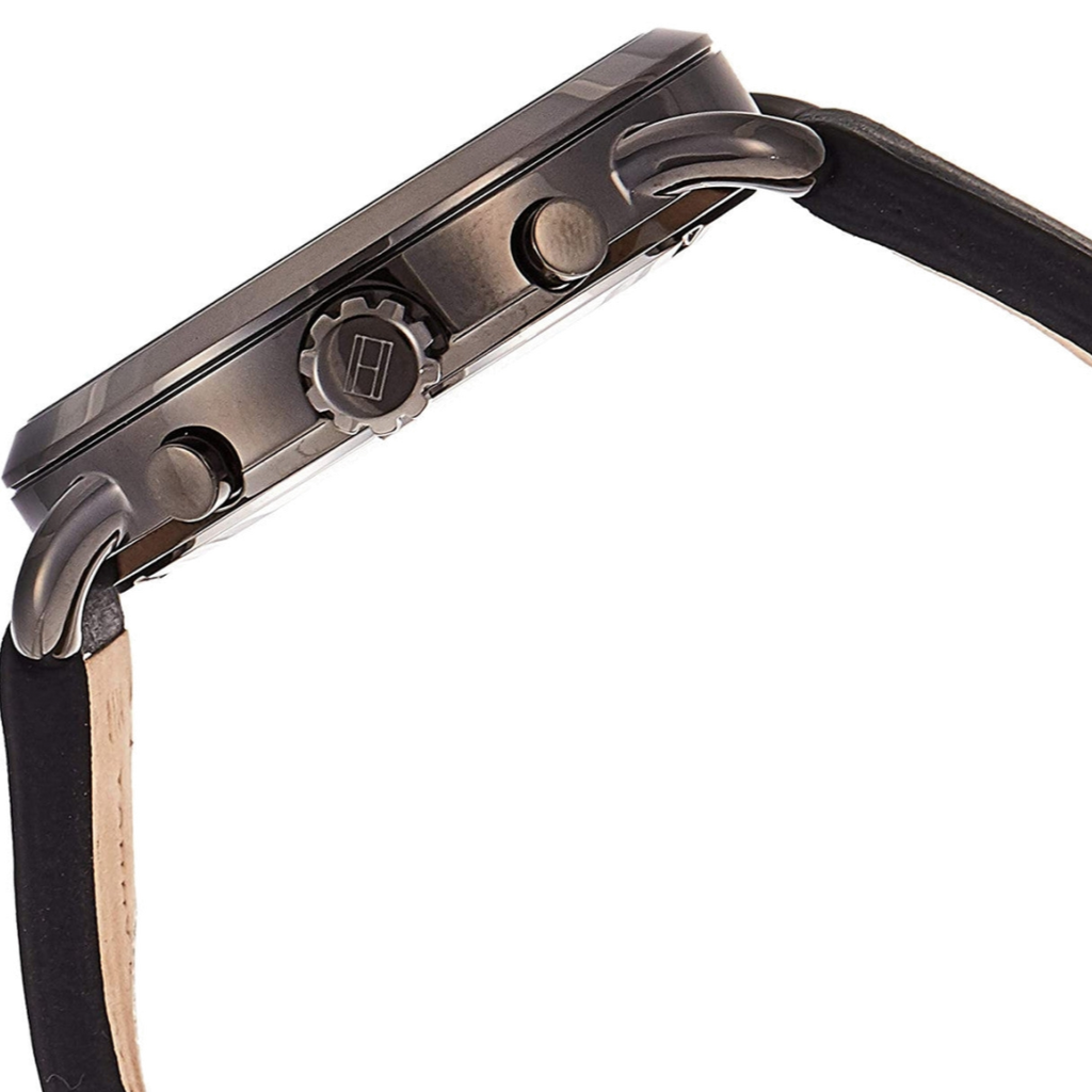 Tommy Hilfiger Briggs Black Dial Black Leather Strap Watch for Men - 1791426 Buy Now By Tommy Hilfiger