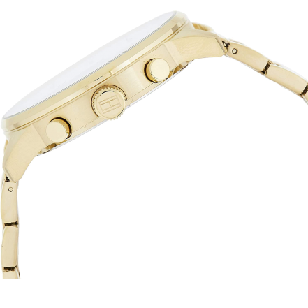 Tommy Hilfiger Chase Quartz White Dial Gold Steel Strap Watch for Men - 1791576 Buy Now By Tommy Hilfiger