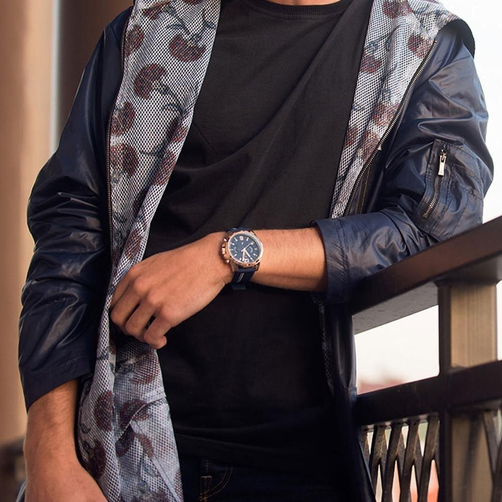 Tommy Hilfiger Decker Multifunction Blue Dial Blue Rubber Strap Watch for Men - 1791474 Buy Now By Tommy Hilfiger