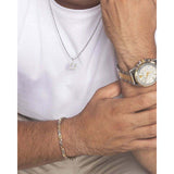 Versace Greca Action Chronograph Quartz Silver Dial Two Tone Steel Strap Watch for Men - VE3J00522 Buy Now By Versace