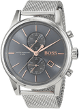 Hugo Boss Jet Chronograph Grey Dial Silver Mesh Bracelet Watch for Men - 1513440 Buy Now By Hugo Boss