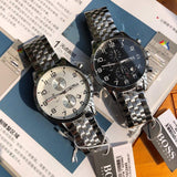 Hugo Boss Aeroliner Chronograph Quartz White Dial Silver Steel Strap Watch For Men - HB1512445 Buy Now By Hugo Boss