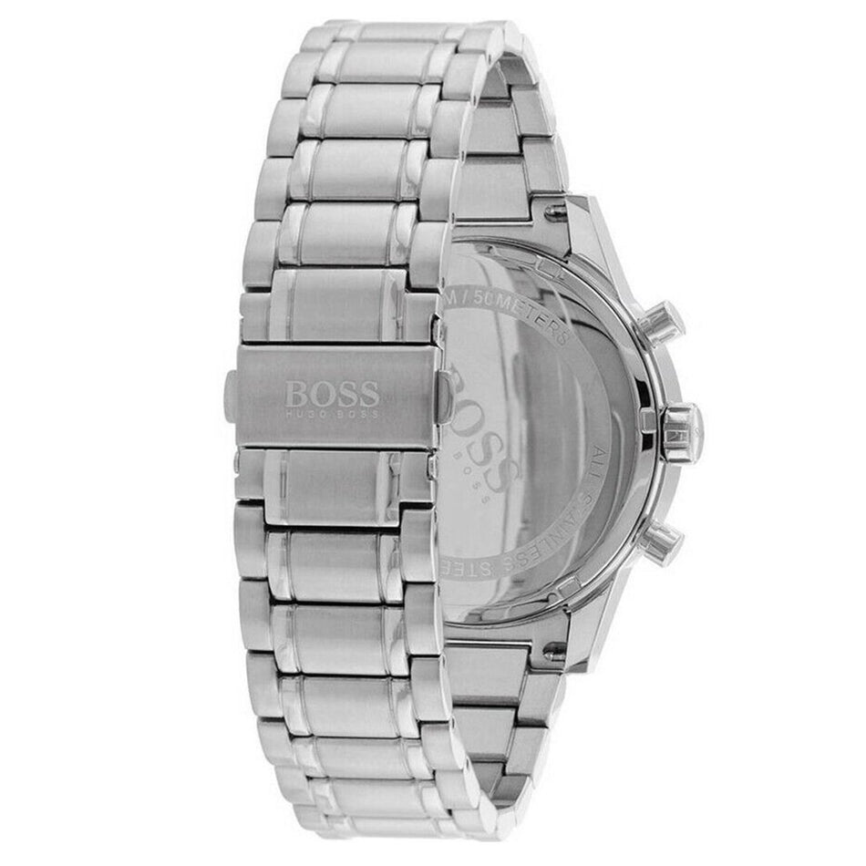Hugo Boss Aeroliner Blue Dial Silver Steel Strap Watch for Men - 1513183 Buy Now By Hugo Boss