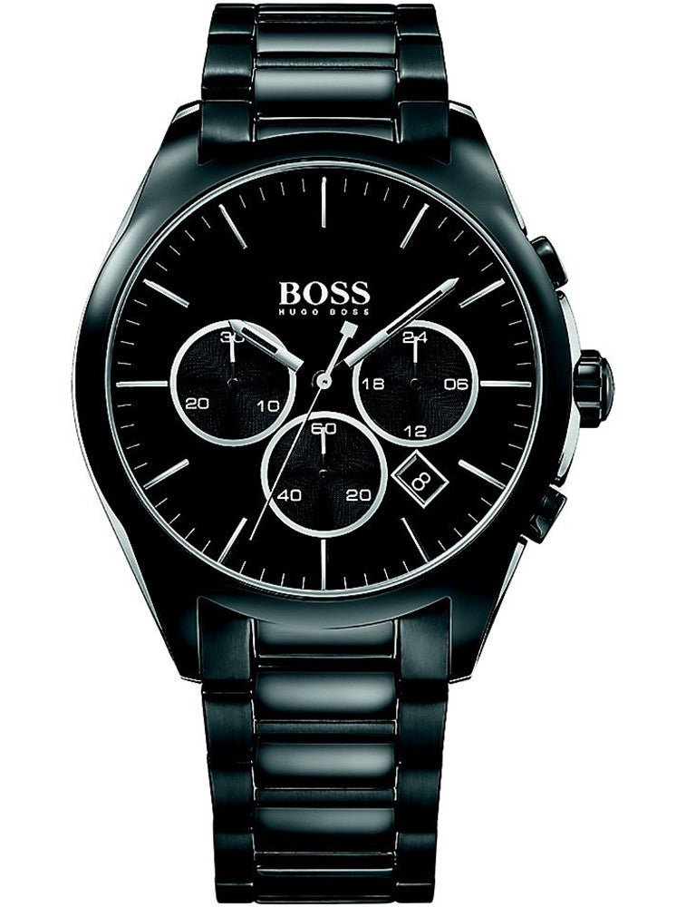 Hugo Boss Onyx Black Dial Black Steel Strap Watch for Men - 1513365 Buy Now By Hugo Boss