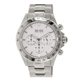Hugo Boss Ikon Chronograph White Dial Silver Steel Strap Watch for Men - 1512962 Buy Now By Hugo Boss