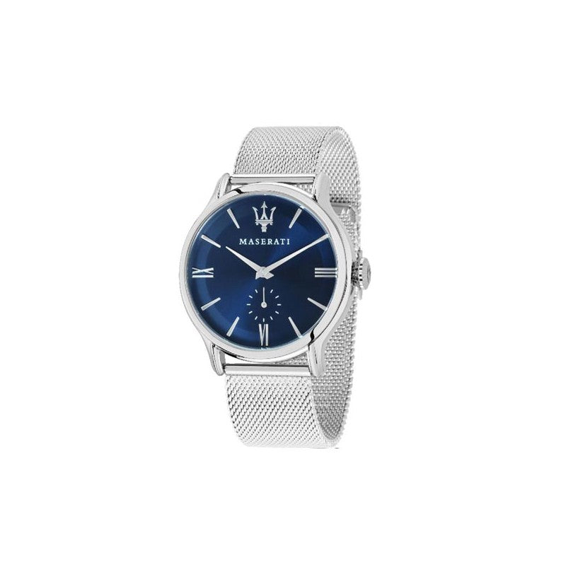 Maserati Epoca Blue Dial Silver Mesh Bracelet Watch For Men - R8853118006 Buy Now By Maserati