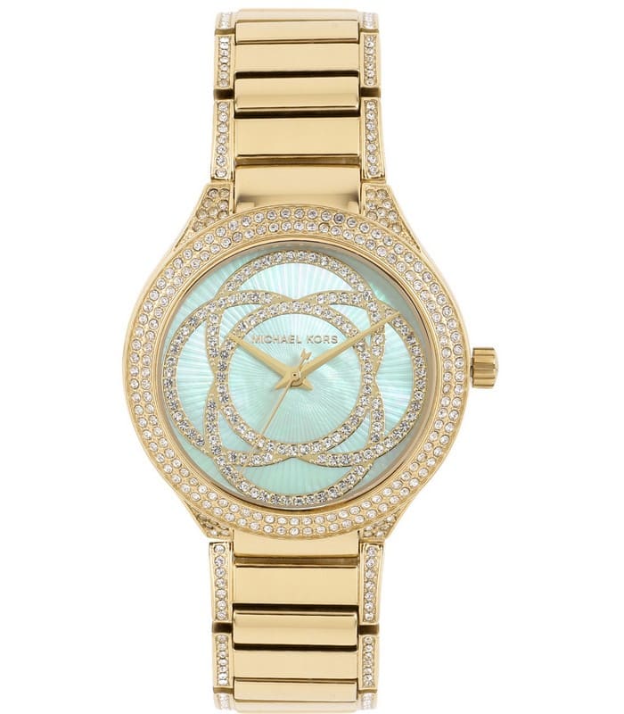 Michael Kors Kerry Mother of Pearl Dial Gold Steel Strap Watch for Women - MK3481 Buy Now By Michael Kors