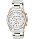 Michael Kors Blair Chronograph Silver Dial Silver Steel Strap Watch for Women - MK5459 Buy Now By Michael Kors