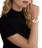 Michael Kors Lennox Gold Dial Gold Steel Strap Watch For Women - MK1062 Buy Now By Michael Kors